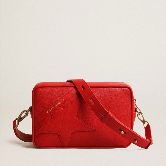 Golden Goose Women’s Star Bag in bright red leather - Picture 2 of 14